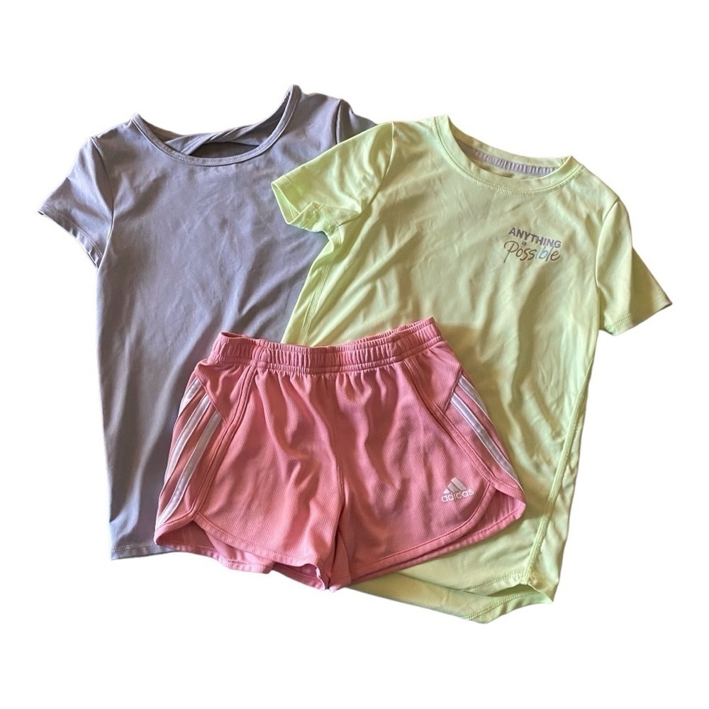GIRLS ATHLETIC BUNDLE-SIZE 6/6x-ADIDAS & ALL IN MOTION